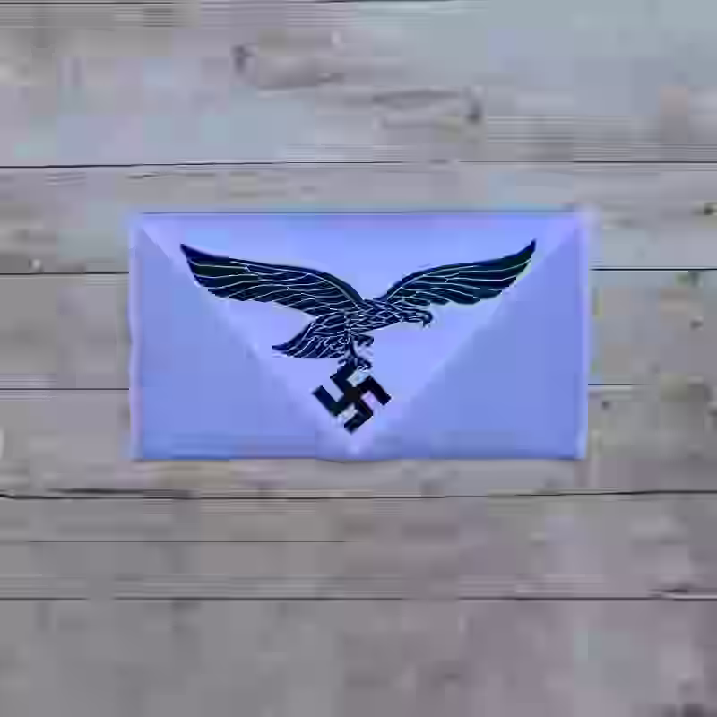 Luftwaffe Breasted Badge for Sport Shirts - WWII-era Luftwaffe breasted badge for sport shirts with fine silk embroidery.